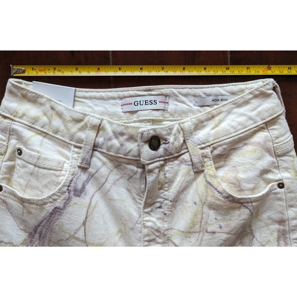 Guess Marble Print Mom Jeans Size 26 - Picture 11 of 16